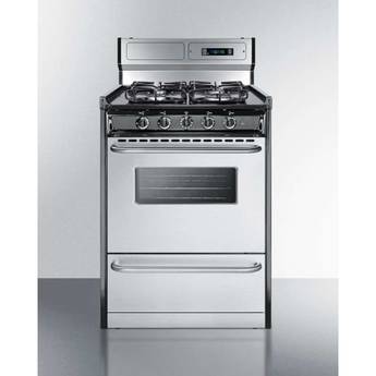 Summit 24" Stainless Steel Gas Sealed Burner Range