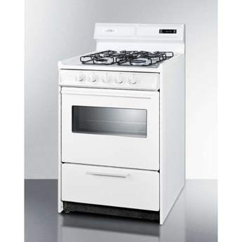 Summit 24" White Gas Sealed Burner Range — thumbnail 2