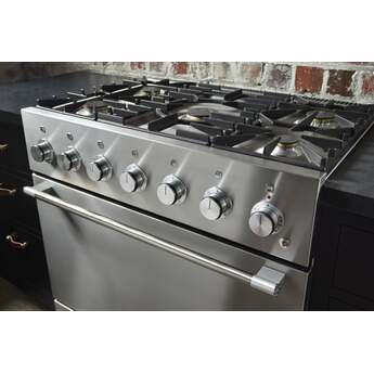 AGA Mercury 48" White Dual Fuel (Natural Gas) Sealed Burner Triple Oven Range - Convection — thumbnail 11