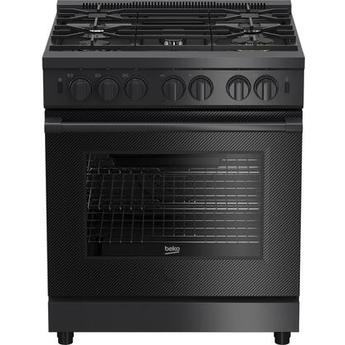Beko PRGR34550CF 30 Inch Carbon Fiber Gas Convection Freestanding Range