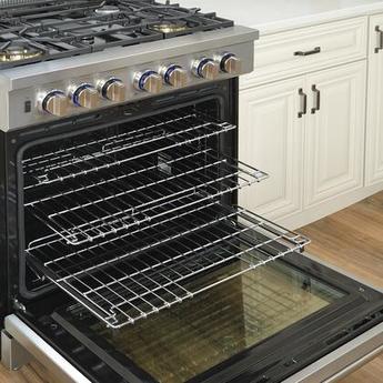 Beko PRGR34550CF 30 Inch Carbon Fiber Gas Convection Freestanding Range — thumbnail 5