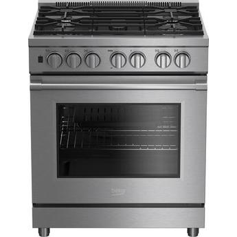 Beko PRGR34550SS 30 Inch Stainless Steel Gas Convection Freestanding Range