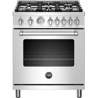 Bertazzoni MAST305GASXELP Master Series 30 Inch Stainless Steel Gas Convection Freestanding Range