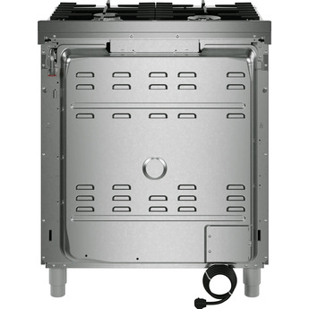 Bosch 30 Inch Freestanding Gas Range with 4 Sealed Burners, 4.9 cu. ft. Oven Capacity, Continuous Cast Iron Grates, Dishwasher-Safe Grates, Broil Mode, Even Cooking, Oven Preheat Light, Industrial-Chic Design, and ADA Compliant: Stainless Steel — thumbnail 6