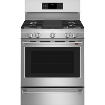 Cafe 30" Stainless Steel Sealed Burner Natural Gas Range - Convection — thumbnail 16