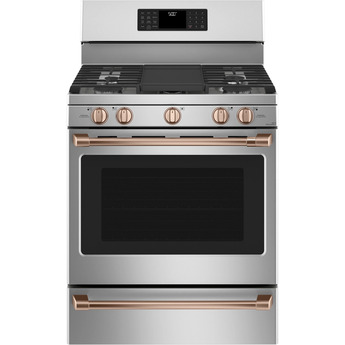 Cafe 30" Stainless Steel Sealed Burner Natural Gas Range - Convection — thumbnail 18