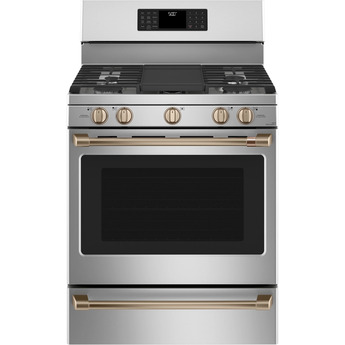 Cafe 30" Stainless Steel Sealed Burner Natural Gas Range - Convection — thumbnail 21