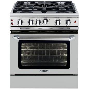 Capital GSCR305N Precision Series 30 Inch Stainless Steel Gas Convection Freestanding Range