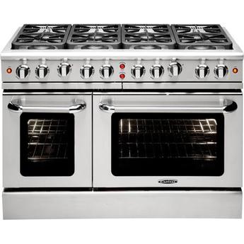 Capital MCR488N Precision Series 48 Inch Stainless Steel Gas Convection Freestanding Range