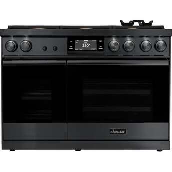 Dacor 48" Graphite Stainless Steel Natural Gas Sealed Burner Range - Convection
