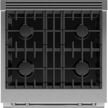 Fisher Paykel Series 9 Professional 30" Stainless Steel Dual Fuel (Natural Gas) Self Clean Sealed 4-burner Range - Convection — thumbnail 4