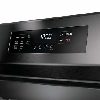 Frigidaire 30" Gas Range with Air Fry: Black Stainless Steel — thumbnail 2