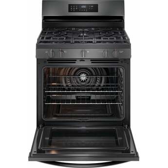 Frigidaire 30" Gas Range with Air Fry: Black Stainless Steel — thumbnail 5
