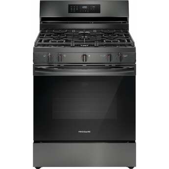 Frigidaire 30" Gas Range with Air Fry: Black Stainless Steel — thumbnail 6