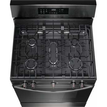 Frigidaire 30" Gas Range with Air Fry: Black Stainless Steel — thumbnail 8