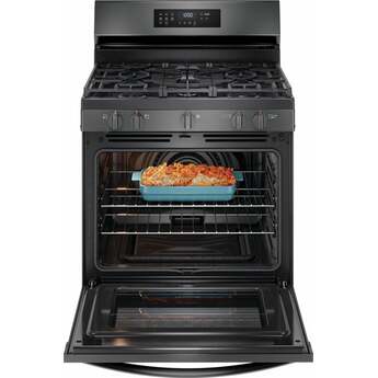 Frigidaire 30" Gas Range with Air Fry: Black Stainless Steel — thumbnail 9