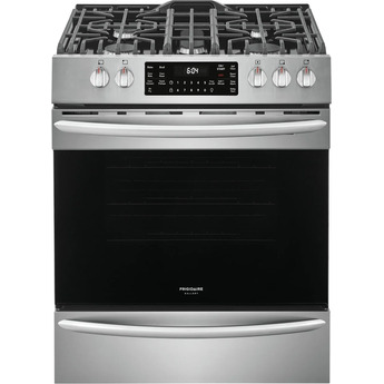 Frigidaire 30" Stainless Steel Natural Gas Sealed Burner Range with Air Fry - ADA Compliant