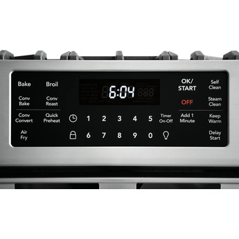 Frigidaire 30" Stainless Steel Natural Gas Sealed Burner Range with Air Fry - ADA Compliant — thumbnail 2