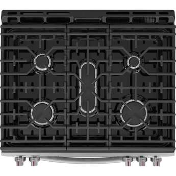 Frigidaire 30 Inch Freestanding Gas Range with 5.1 Cu. Ft. Oven Capacity, 5 Sealed Burners, Total Convection System, Air Fry, No Preheat, Slow Cook, Air Sous Vide, Steam Bake, Steam Clean, and Star-K: Stainless Steel — thumbnail 6