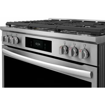 Frigidaire 36 Inch Freestanding Gas Range with 6 Sealed Burners, 4.6 cu. ft. Total Convection Oven, 18,000 BTU Quick Boil Burners, Simmer Burner, Air Fry, Self & Steam Clean, ADA Compliant, and Star-K: Stainless Steel — thumbnail 9