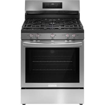 Frigidaire 30 Inch Freestanding Gallery Gas Range With Air Fry: Stainless Steel