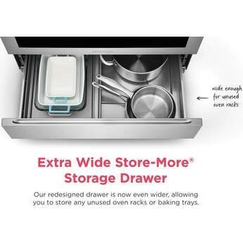 Frigidaire 30 Inch Freestanding Gallery Gas Range With Air Fry: Stainless Steel — thumbnail 8