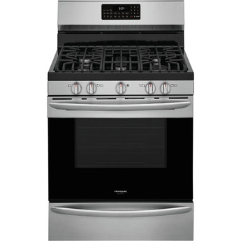 Frigidaire Gallery 30" Stainless Steel Natual Gas Sealed Burner Range with Air Fry