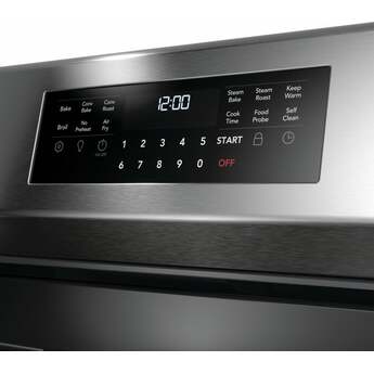 Frigidaire 30 Inch Freestanding Gas Range with 5 Sealed Burners, 5.1 cu. ft. Convection Oven, Quick Boil Burner, Griddle, Storage Drawer, No Preheat + Air Fry, and Self Clean: Stainless Steel — thumbnail 8