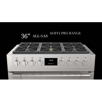 Fulgor Milano F6PGR366S2 Sofia Series 36 Inch Stainless Steel Gas Convection Freestanding Range — thumbnail 14