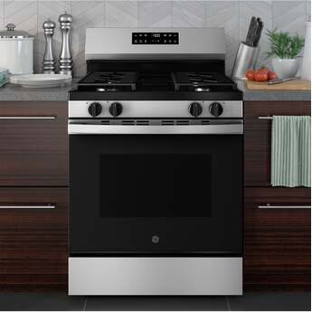 30 Inch Freestanding Gas Smart Range with 4 Sealed Burners, 5.3 cu. ft. Oven Capacity, Power Boil™ Burner, Storage Drawer, SmartHQ™, Enhance Shabbos Mode Built In, and Self & Steam Clean: Stainless Steel — thumbnail 16