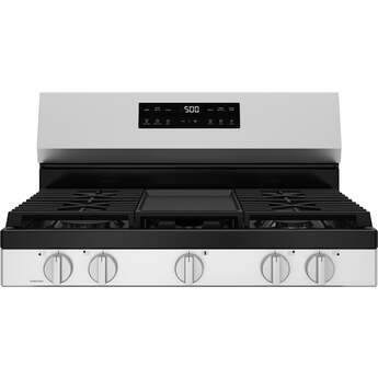30 Inch Free Standing Gas Range 5 Burners Self Clean With Steam Clean: Stainless Steel — thumbnail 32