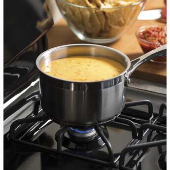GE 30" Black Gas Sealed Burner Range — thumbnail 4