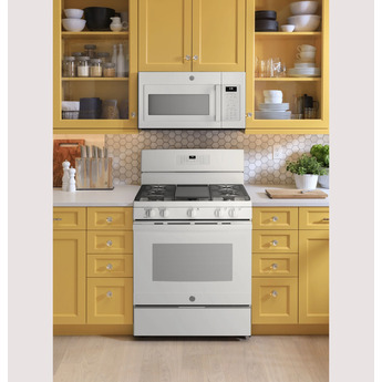 GE JGB660DPWW 30 Inch White Gas Freestanding Range — thumbnail 4