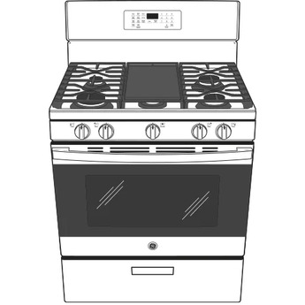 GE JGB660YPFS 30 Inch Stainless Steel Gas Freestanding Range — thumbnail 7