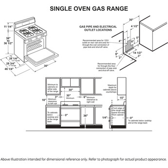 GE JGB735DPBB 30 Inch Black Gas Convection Freestanding Range — thumbnail 17