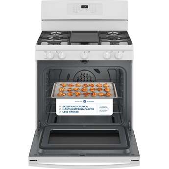 GE JGB735DPWW 30 Inch White Gas Convection Freestanding Range — thumbnail 7