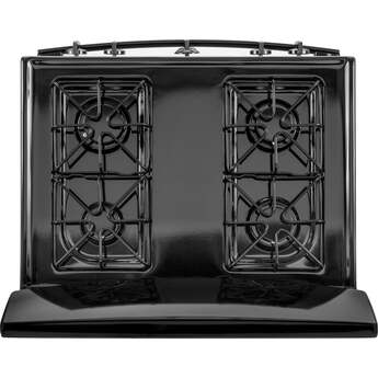 GE 30" Black Gas Sealed Burner Range — thumbnail 10