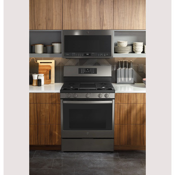 GE Profile PGB935BPTS 30 Inch Fingerprint Resistant Black Stainless Steel Gas Convection Freestanding Range — thumbnail 2
