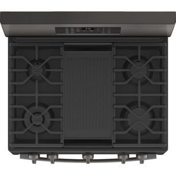 GE Profile PGB935BPTS 30 Inch Fingerprint Resistant Black Stainless Steel Gas Convection Freestanding Range — thumbnail 4