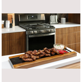 GE Profile PGB935BPTS 30 Inch Fingerprint Resistant Black Stainless Steel Gas Convection Freestanding Range — thumbnail 7