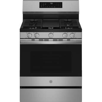 GE PGF700AYFS 30 Inch Profile Freestanding Gas Range Stainless Steel