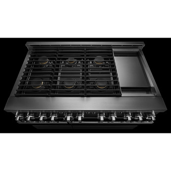 Jenn Air Jenn-Air JGRP548HM Noir Series 48 Inch Stainless Steel Gas Convection Double Ove — thumbnail 11