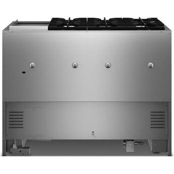 KitchenAid 48 Freestanding Dual Fuel Range with 6 Sealed Burners, Double Oven, 6.3 Cu. Ft. Total Capacity, Integrated Chrome Electric Griddle, Convertible Grates, Self-Clean, Even-Heat™ True Convection, Flame-Sensing™ Re-ignition, SatinGlide® Rack, Ultra Power™ Dual-Flame Burners, Sabbath Mode and Star-K Certified: Wildflower — thumbnail 5