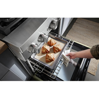 Kitchen Aid KitchenAid 30" 4.1 cu. ft. Avocado Cream Commercial-Style Natural Gas Sealed Bur — thumbnail 12