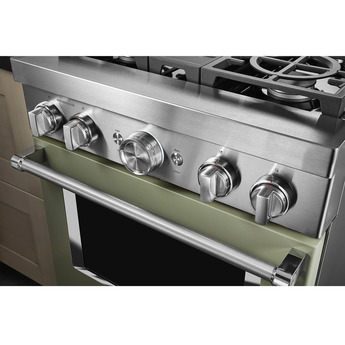 Kitchen Aid KitchenAid 30" 4.1 cu. ft. Avocado Cream Commercial-Style Natural Gas Sealed Bur — thumbnail 28