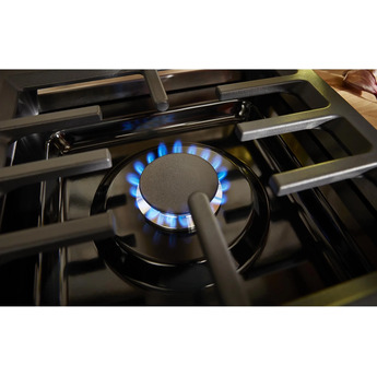 Kitchen Aid KitchenAid 30" 4.1 cu. ft. Avocado Cream Commercial-Style Natural Gas Sealed Bur — thumbnail 36