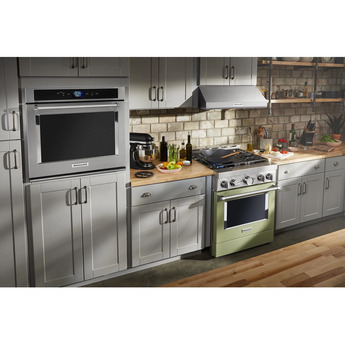 Kitchen Aid KitchenAid 30" 4.1 cu. ft. Avocado Cream Commercial-Style Natural Gas Sealed Bur — thumbnail 6