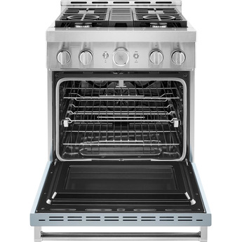 Kitchen Aid KitchenAid 30" 4.1 cu. ft. Misty Blue Commercial-Style Natural Gas Sealed Burner — thumbnail 29