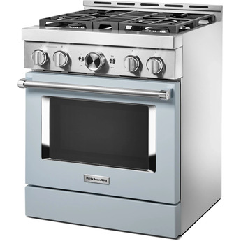 Kitchen Aid KitchenAid 30" 4.1 cu. ft. Misty Blue Commercial-Style Natural Gas Sealed Burner — thumbnail 35