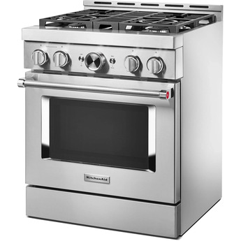 Kitchen Aid KitchenAid 30" 4.1 cu. ft. Stainless Steel Commercial-Style Natural Gas Sealed B — thumbnail 21
